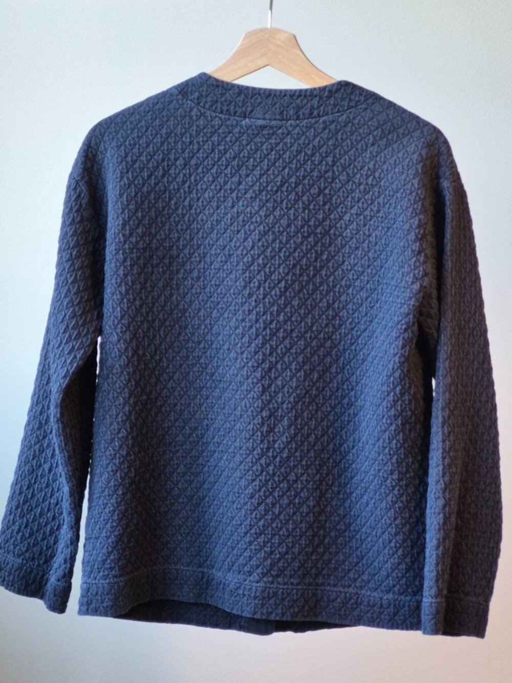 Pure Jill Indigo Quilted Snap Jacket XS - Picture 2 of 8